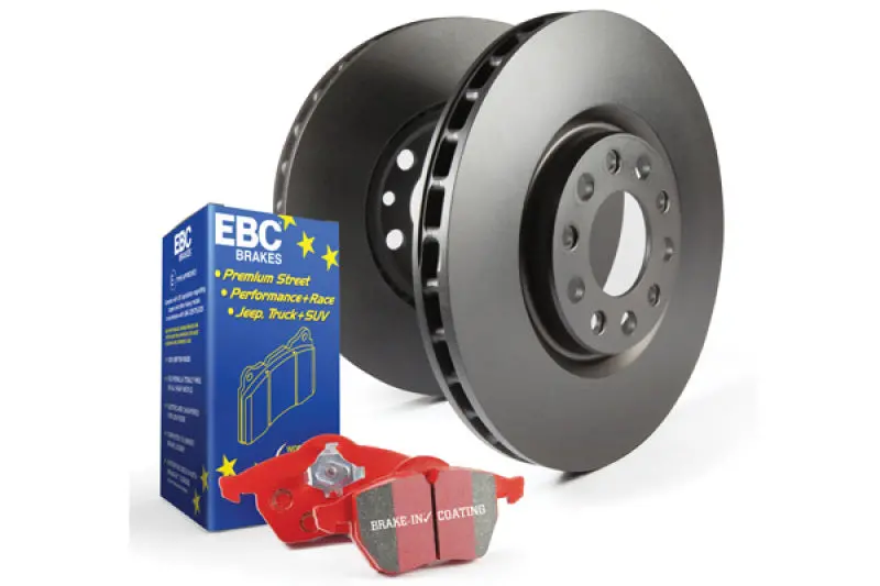 Ebc S12 Redstuff Brake Kit – High-Performance Pads And Rk Drilled/Slotted Rotors 2