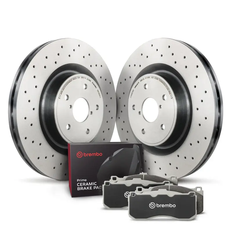 Brembo Oe Rear Disc Brake Kit For 1995 Mercedes-Benz Sl500 1