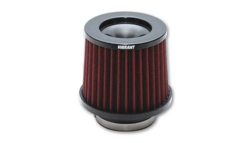 Vibrant Classic Cone Air Filter – 5.25" Outer Diameter, 5" Height, 2.5" Inner Diameter Inlet 2