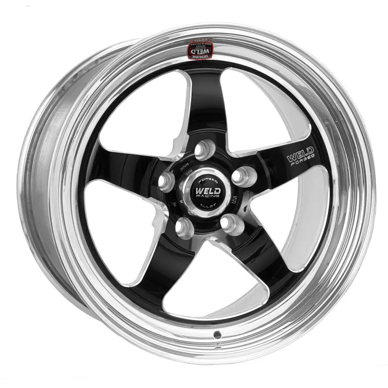 Weld S71 Non-Beadlock Black Wheel – 17X10.5", 5X4.75 Bolt Pattern, 8.8" Backspace, Medium Pad 1