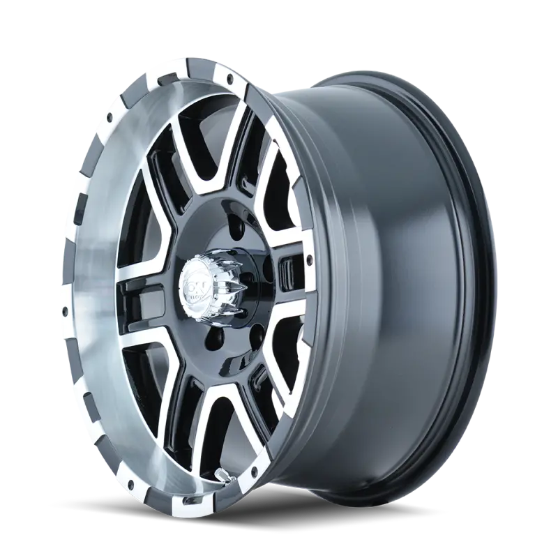 Ion Type 179 Black/Machined 18X9-Inch Wheel – 8X165.1, 12Mm Offset, 130.8Mm Hub Bore 2