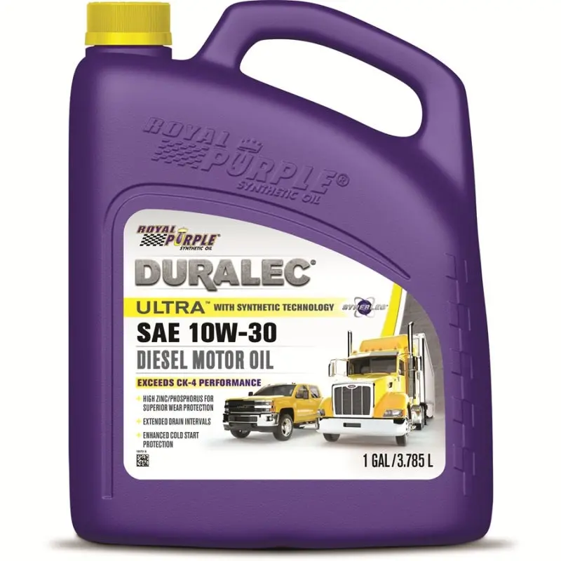 Royal Purple Duralec Ultra Diesel Motor Oil – 10W-30 Ck-4 Certified, 1-Gallon Container 2
