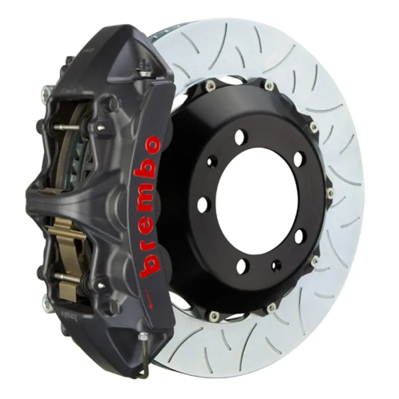 Brembo Gts Big Brake Kit – Front, 6-Piston Calipers & Slotted 355X32Mm Two-Piece Rotors For 2000–2005 Audi A4/S4 And 2006–2008 A4 1