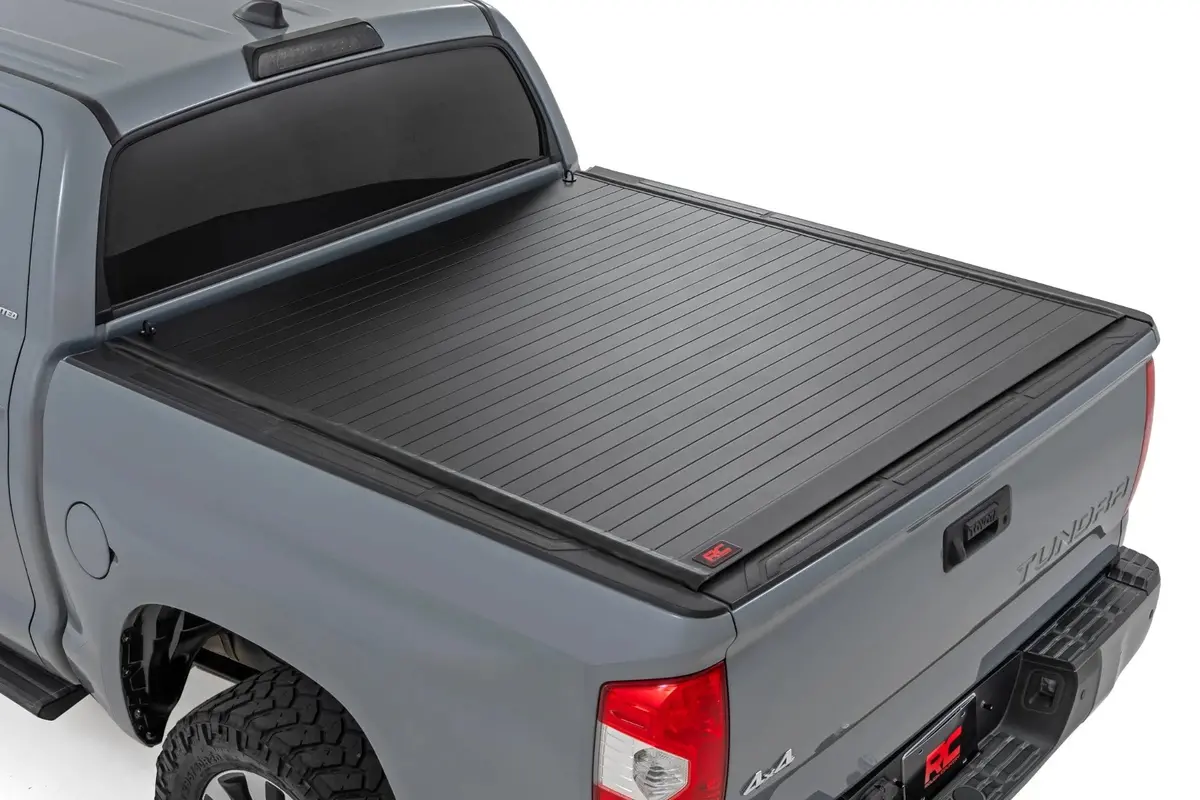 Hard Roll-Up Truck Bed Cover For 5'7" Beds – Compatible With 2007–2021 Toyota Tundra 1