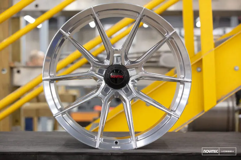 Vossen X Novitec Nf10 20X9.5In - 5X114.3 Bp - Et38 - Brushed Gloss Clear Ferrari 296 Front Wheel 1