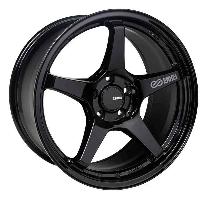 Enkei Ts-5 Gloss Black Alloy Wheel – 17×8", 5×100 Bolt Pattern, 45Mm Offset, 72.6Mm Hub Bore 1