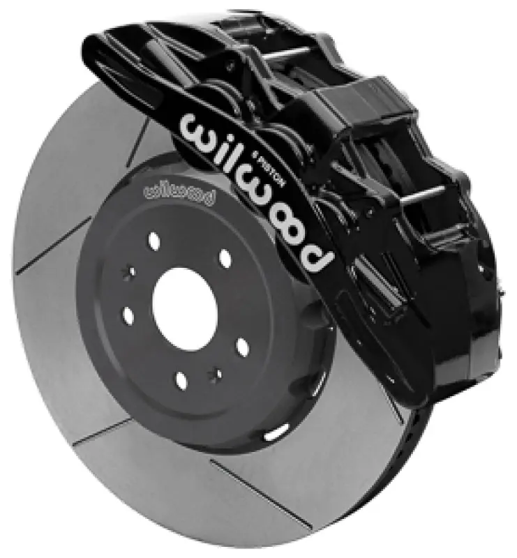 Wilwood Sx6R Big Brake Kit For 2020+ Chevrolet C8 Corvette – 15" Slotted Rotors, Black Calipers, Front-Only 1