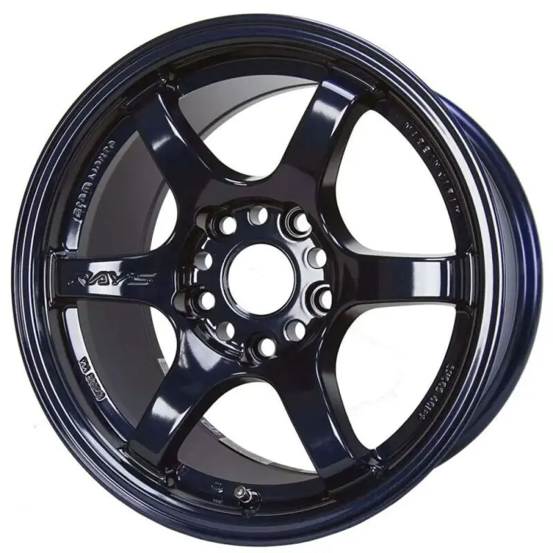Gram Lights 57Dr Dark Blue Alloy Wheel – 15X8, +35 Offset, 5X114.3 Bolt Pattern 1