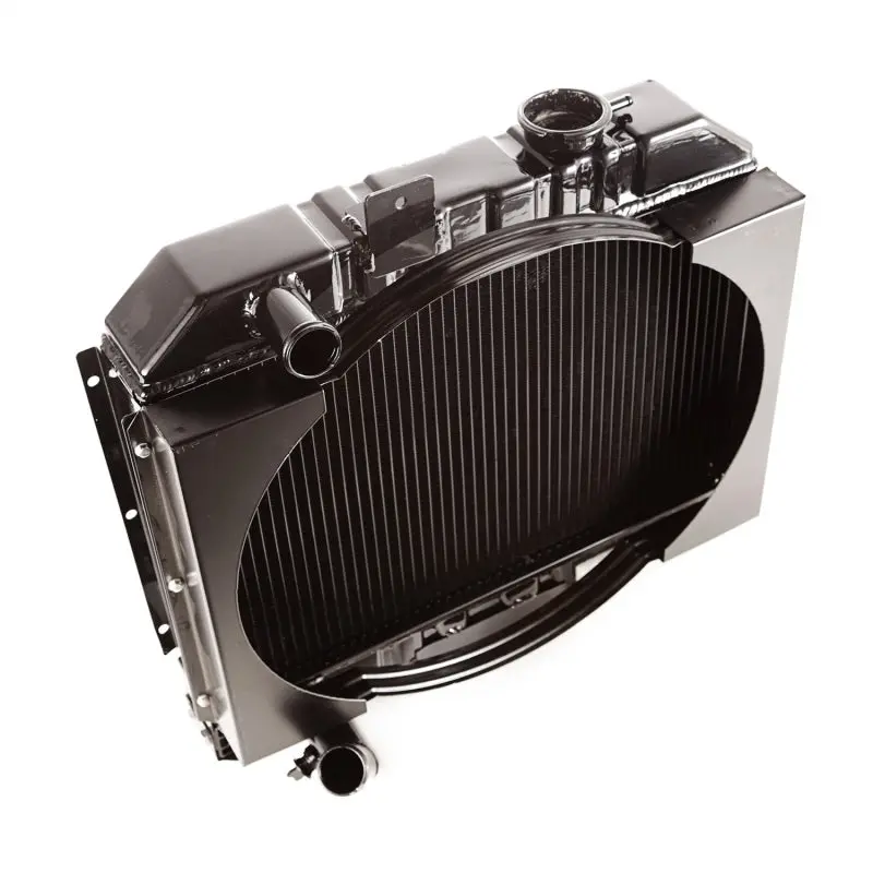 Omix-Ada 2-Row Radiator With Integrated Fan Shroud For 1941–1952 Willys Vehicles 1
