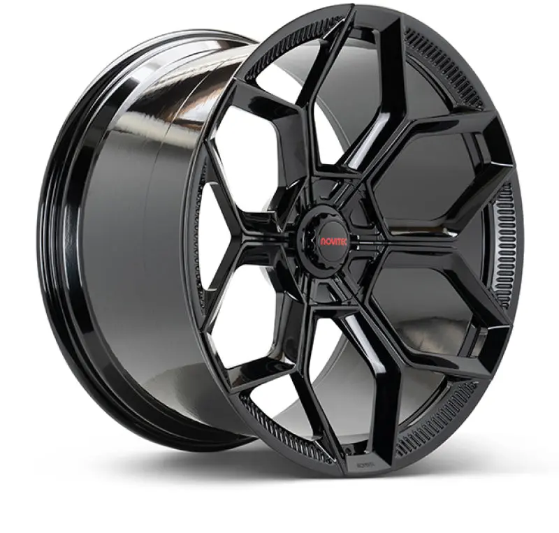 Vossen X Novitec Nl5-5L 21X9.5In - 5X112 Bp - Et30 - Gloss Black Lamborghini Revuelto Front Wheel 1