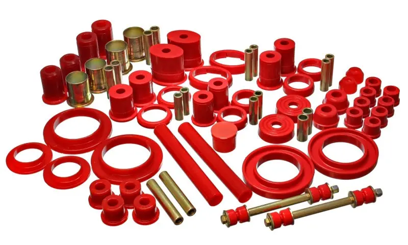 Energy Suspension Hyper-Flex Master Bushing Kit – Red Polyurethane For 1985–1993 Ford Mustang 1