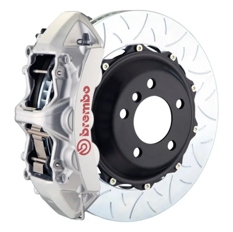Brembo 07-13 1500 Sierra Rr Gt Bbk 4Pis Cast 2Pc 380X32 2Pc Rotor Slotted Type3-Silver 1