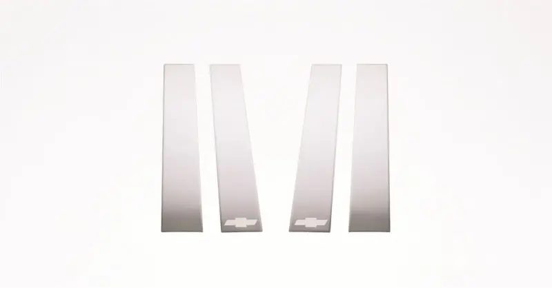 Putco 07-14 Chevrolet Suburban - 4Pcs Stainless Steel Pillar Posts Classic 1
