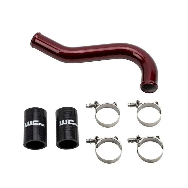 Wehrli Upper Coolant Pipe Assembly For 2006–2010 Chevrolet Lbz/Lmm Duramax 6.6L – Factory-Orange Coated 1