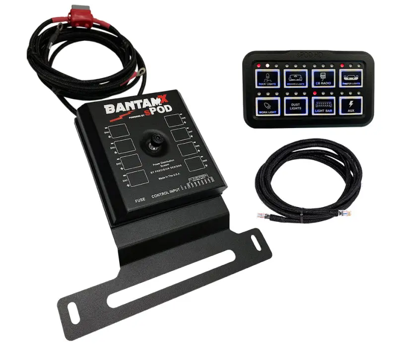 Spod Bantamx Hd Switch Panel For Jeep Jl & Jt Models 1