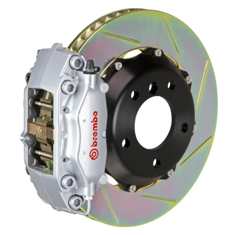 Brembo 89-94 Carrera/90-94 Carrera Rr Gt Bbk 4 Pist Cast 2Pc 328X28 2Pc Rotor Slotted Type1-Silver 1