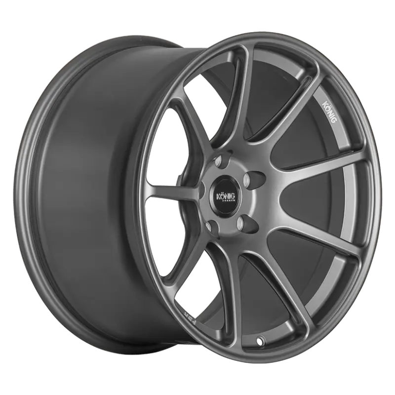 Konig Forged F5R 18X8.5 5X114.3 Et35 Ash Silver Wheel (Knurled Bead) 1