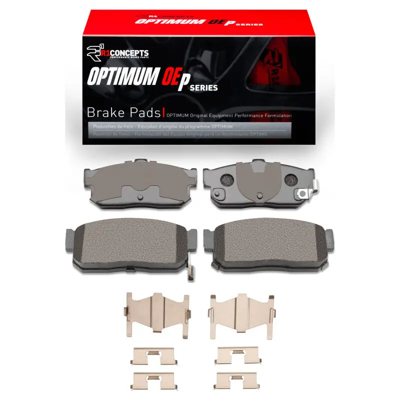 R1 Rear Brake Pad & Hardware Kit For 1991–2001 Infiniti G20 – Oe-Spec Optimum Replacement 1