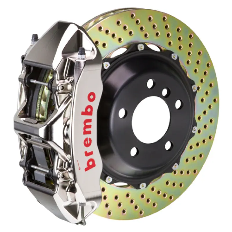 Brembo 13-17 Q5 3.0T/Tdi/Hybrid Front Gtr Bbk 6 Piston Billet 380X32 2Pc Rotor Drilled- Nickel 1