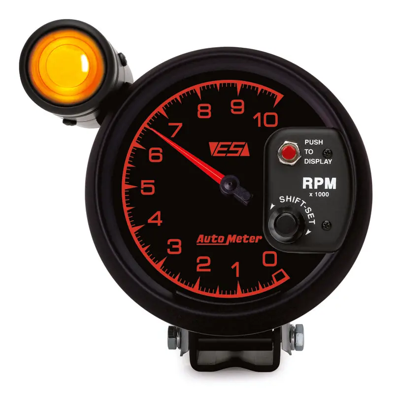 Autometer Es 5In Pedestal Tachometer 10000 Rpm W/ Ext Shift-Lite 1