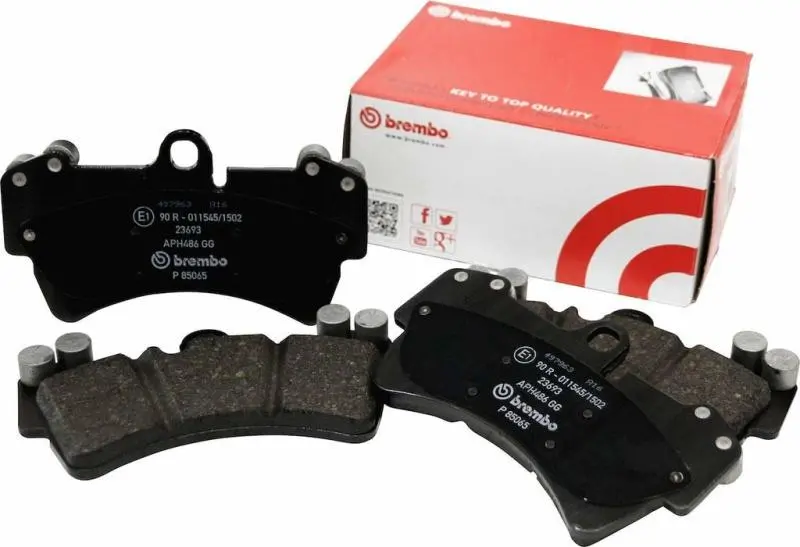 Brembo 08-09 Audi Tt Quattro/09-15 Tts Quattro/15-20 Gti Rear Premium Nao Ceramic Oe Equivalent Pad 1