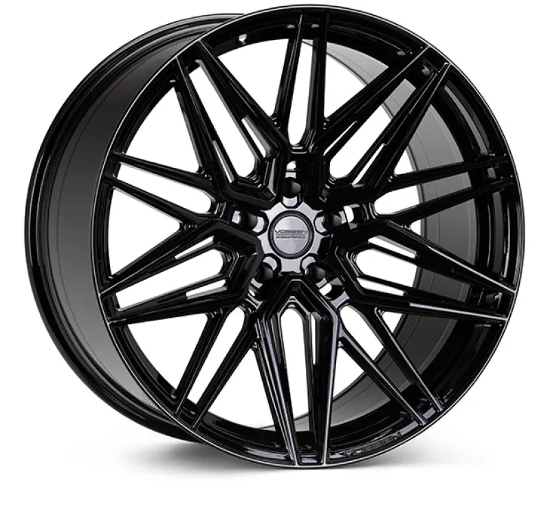 Vossen Hf-7 Gloss Black 22X9-Inch Wheel – 5X120 Bolt Pattern, Et30 Offset 1