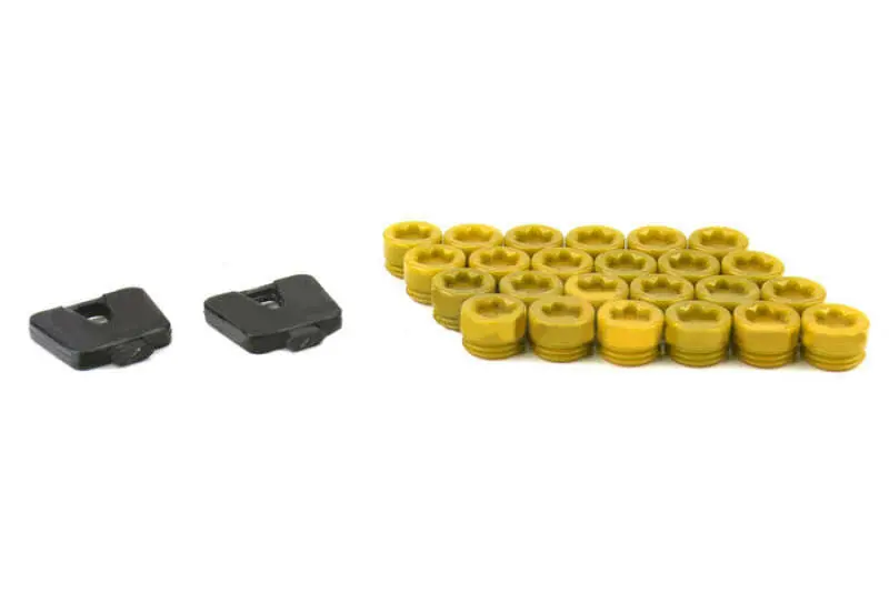 Wheel Mate Sr45R Wheel Center Caps – Set Of 20, Vibrant Yellow Finish 1
