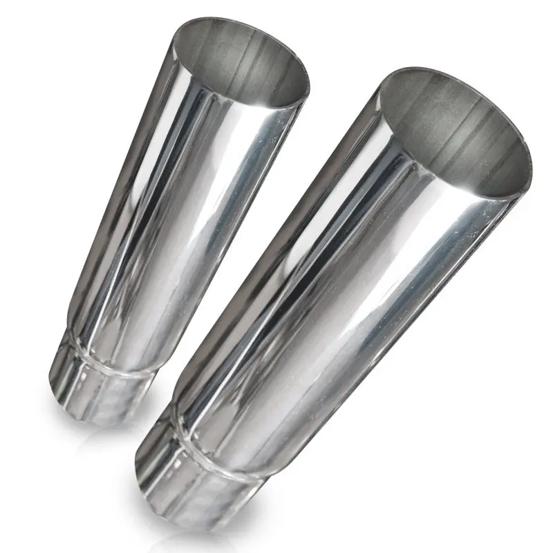 Stainless Works Straight-Cut Resonator Tips – 2.25-Inch Inlet, 3-Inch Body Diameter 1